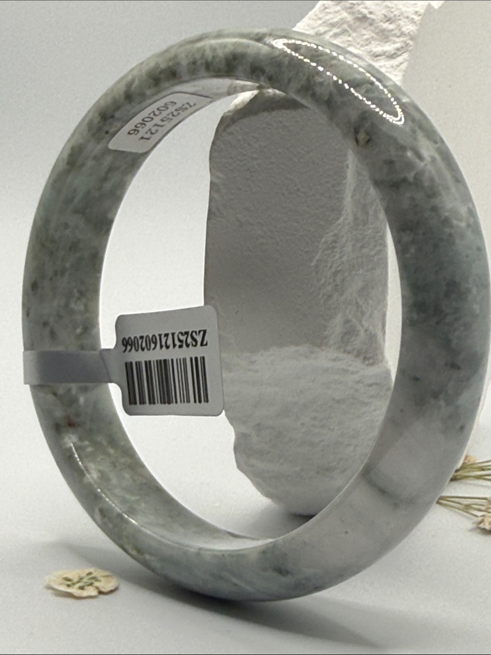 Classic Wuji Green Jade Bangle Bracelet